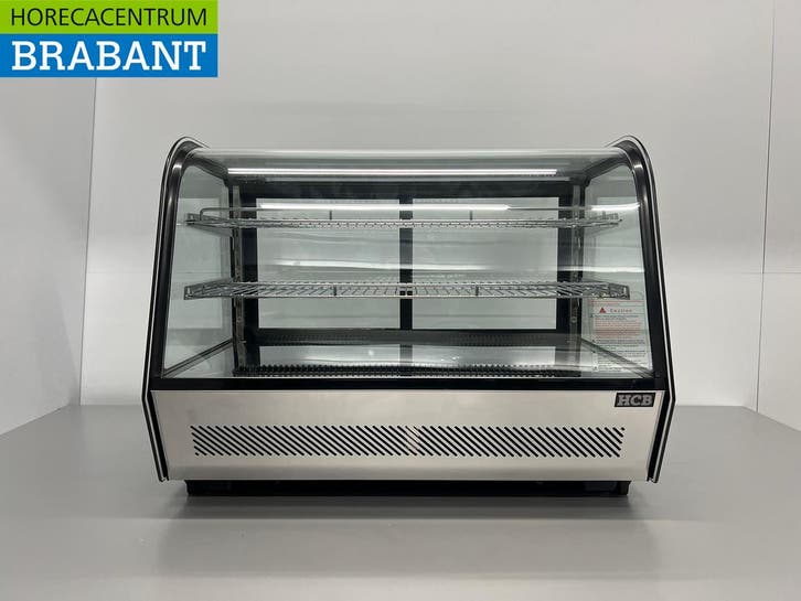 HCB Luxe koelvitrine Gebaksvitrine 160 liter 230V Horeca, Zakelijke goederen, Horeca | Keukenapparatuur, Nieuw in verpakking, Ophalen of Verzenden