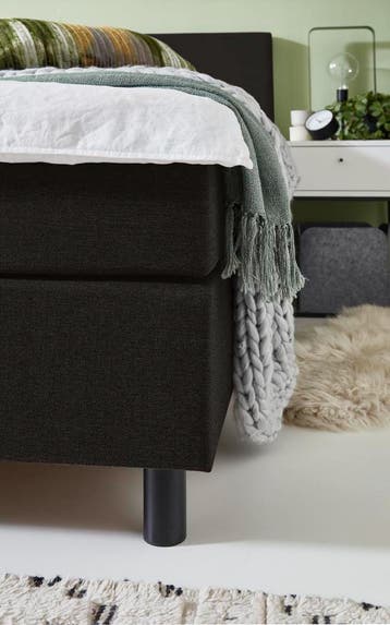 Boxspringset Milaan vast – incl topper, Verzenden, Nieuw, Wit