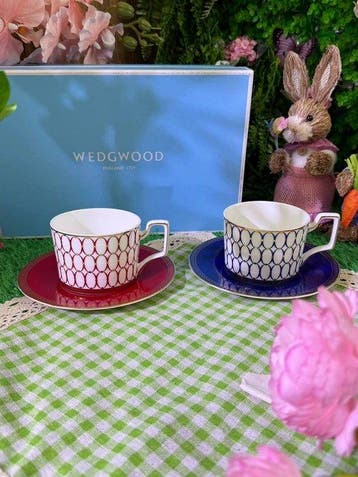 Wedgwood - Koffieservies - Renaissance Gold Bone China Cup