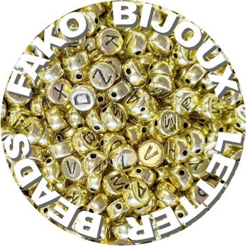 Fako Bijoux - Letterkralen - Letter Beads - Alfabet Kralen -, Verzenden, Nieuw