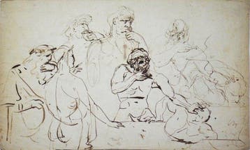 Luigi Sabatelli (1772-1850) - Scène avec Dante