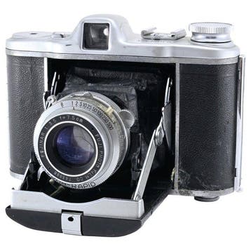 Fujica Six + Fujinar 3,5/7.5cm | Analoge opvouwbare camera, Nieuw