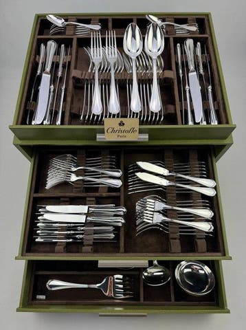 Christofle - Tafelservies voor 12 (126) - Spatours -