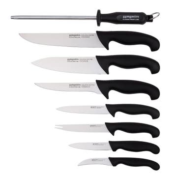 GGM Gastro | Messenset CLASSIC PROFI LINE - incl. slijpstaaf, Huis en Inrichting, Keuken | Bestek, Verzenden, Nieuw