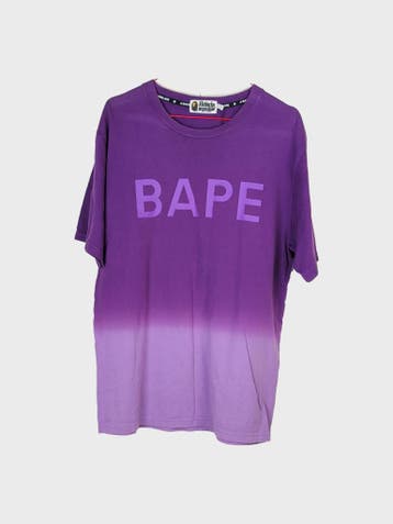 A Bathing Ape T-shirt Heren maat L Paars, Maat 52/54 (L), Paars, Ophalen of Verzenden, Zo goed als nieuw