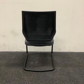 sedus Vergaderstoel / sledestoel, Antraciet - zwart, Ophalen of Verzenden, Gebruikt, Stof, Eén