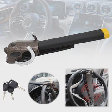 Universeel Aluminium Anti-diefstal Stuurwielslot met Airbag, Verzenden, Nieuw