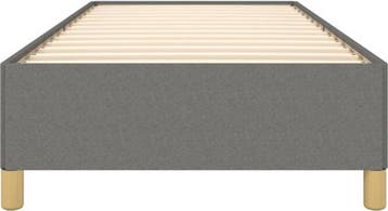 Eenpersoonsbed - Bedframe - 80x200 cm - stof en hout  -, Huis en Inrichting, Verzenden, Nieuw
