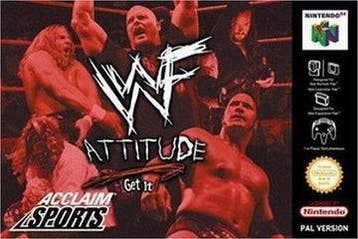 WWF Attitude - Nintendo 64 [Game Only] - Geek Out!, Spelcomputers en Games, Games | Nintendo 64, Vechten, Eén computer, Zo goed als nieuw