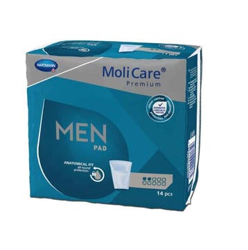 MoliCare Premium MEN PAD 2 druppels - 14 stuks, Verzenden, Nieuw