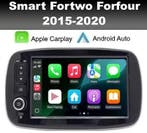 Smart 2015-2020 navigatie android 14 apple carplay dab+ wifi, Ophalen of Verzenden, Nieuw