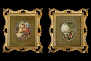 SIGNED “JEAN” AND “VASCO A.G.” - GALLANT SCENES