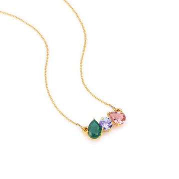 Halsketting - 14 karaat Geel goud - 2.04ct. tw. Smaragd -, Nieuw