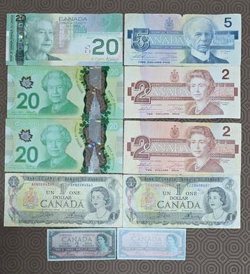 Canada. - 10 Banknotes - Various Dates (Zonder minimumprijs)