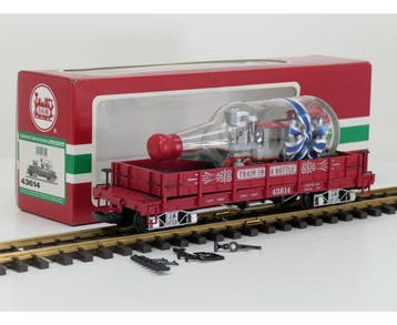 LGB 43614 GNOMY® Flaschenwagen Train in a Bottle, Rot,..., Overige typen, Ophalen of Verzenden, Zo goed als nieuw, LGB