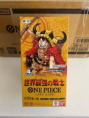 Bandai - 1 Booster box - One Piece - OP17 Japanese, Hobby en Vrije tijd, Nieuw