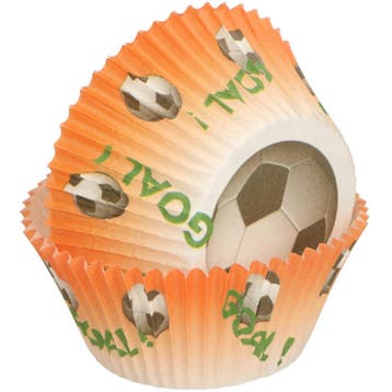 Cupcake Vormpjes Oranje Goal Ø5cm 60st., Verzenden, Nieuw