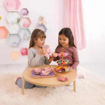 Kruzzel kinderserviesset in koffer – 39-delig theeservies., Ophalen of Verzenden, Nieuw