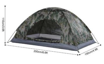 Ultralichte 1-2 Persoons Tent UV en Waterbestendig Hiking, Verzenden, Nieuw