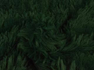 Langharig bont stof – Donkergroen, 120 cm of meer, Ophalen of Verzenden, Polyester, Groen