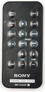 Afstandsbediening Sony rmt-ccs15ip ICF-DS15ip, Ophalen of Verzenden, Nieuw, Origineel