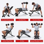 2dekans | LifeGoods Fitness Halterbank - Fitnessbank - Bench, Sport en Fitness, Fitnessmaterialen, Ophalen of Verzenden, Zo goed als nieuw