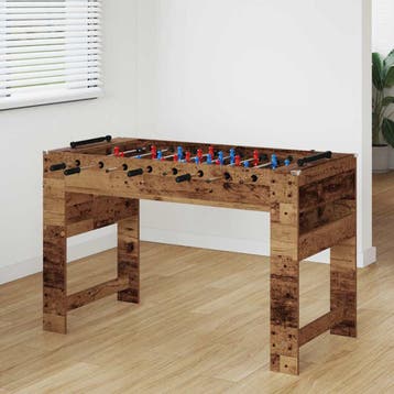 vidaXL Honkbaltafel Oudhout 125 x 60,5 x 80 cm Bewerkt hout, Verzenden, Nieuw