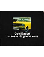 1970 OPEL KADETT B BROCHURE NEDERLANDS, Nieuw, Opel, Author