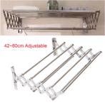 Uitschuifbaar Wand Droogrek – Opvouwbaar RVS Wasrek, Verzenden, Nieuw