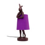 *WOONWINKEL* Kare Design Rabbit Red/Purple Tafellamp Konijn, Huis en Inrichting, Lampen | Tafellampen, Verzenden, Nieuw