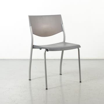 Frontseat kantinestoel - Antraciet, Huis en Inrichting, Ophalen of Verzenden, Nieuw