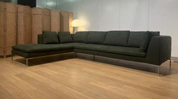 NIEUW BB Italia Charles Hoekbank + GARANTIE | NP €17.500, Hoekbank, Ophalen of Verzenden, Vierpersoons of meer, Design Bank Bankstel Zetel Hoekbank B&B Italia
