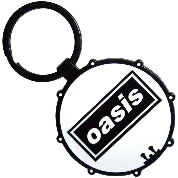 Oasis Decca Logo Drum - Sleutelhanger officiële merchandise, Verzamelen, Muziek, Artiesten en Beroemdheden, Gebruiksvoorwerp, Nieuw