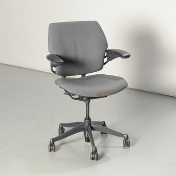 VOORRAAD UITVERKOOP Humanscale Freedom stoel, antraciet, 1D, Ophalen of Verzenden, Nieuw
