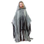 Halloween poncho grijs, Verzenden, Nieuw, Feestartikel