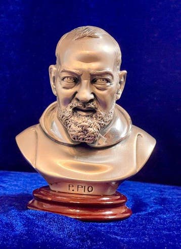 Romar - Beeld, Bust of Saint Padre Pio (P. Pio da, Antiek en Kunst