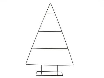 Metalen frame grote kerstboom ca. 78 cm incl. voet, Hobby en Vrije tijd, Knutselen, Ophalen of Verzenden, Nieuw