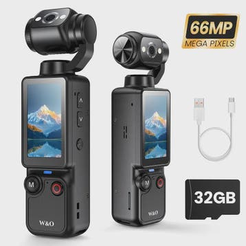 POVCAN Mini Action Camera met WiFi & 32GB Kaart - Ideaal voo, Verzenden, Nieuw