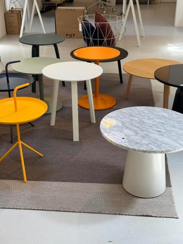 Opruiming! Salontafels Hay,Muuto, Normann Copenhagen -70%, Ophalen, Zo goed als nieuw, Overige materialen, Modern