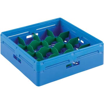 Vaatwaskorf | Kunststof | Glazen | 500x500x155(h)mm, Verzenden, Nieuw in verpakking