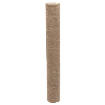 Jute stof 25 meter - Tweedekansje - OP=OP, Hobby en Vrije tijd, Stoffen en Lappen, Overige materialen, Beige, Ophalen of Verzenden