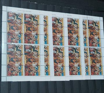 Europa 1975/1982 - Europa LOTTO nr.82 (ex 70) blokken met, Gestempeld