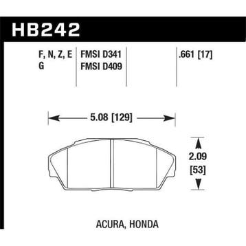 Hawk HP+ Street Brake Pads, Ophalen of Verzenden, Nieuw