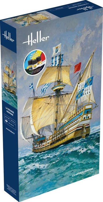 Heller 56841 STARTER KIT La Grande Hermine Bouwpakket, Verzenden, Nieuw, Overige merken