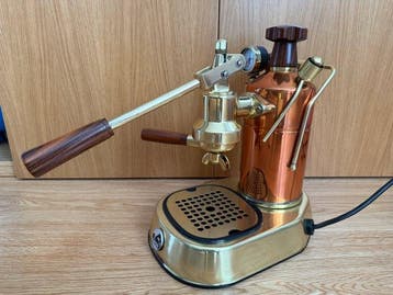 La Pavoni Professional rame gold - Koffiezetapparaat -, Antiek en Kunst, Curiosa en Brocante