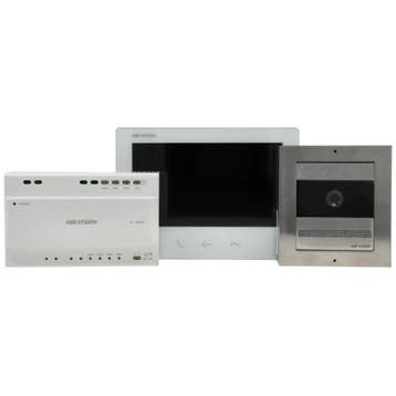 Hikvision DS-KIS704EY/RVS, Video intercom 2 Draads, Ophalen of Verzenden, Nieuw