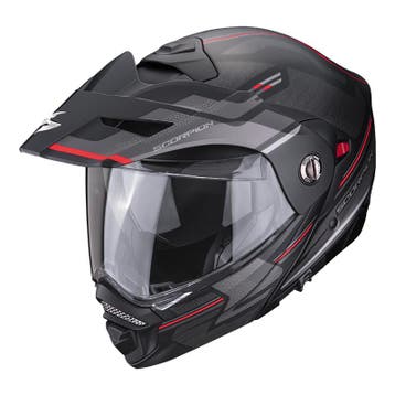Scorpion ADX-2 Carrera Mat Zwart-Rood Adventure Helm, Nieuw met kaartje, Overige merken, Heren, Offroadhelm