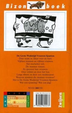 De Grote Wedstrijd Vrouwen Sjouwen / Bizon geel, Verzenden, Zo goed als nieuw, Rindert Kromhout