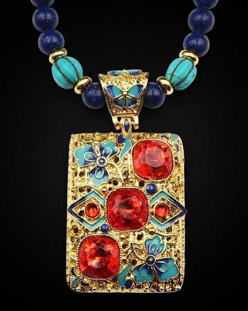 Lapis lazuli - Howliet turquoise - boeddhistische
