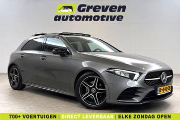 Mercedes-Benz A-Klasse 180 AMG  Pano  Sfeer  Virtual  Camera, Auto's, Mercedes-Benz, Automaat, Nieuw, Zilver of Grijs, Te koop